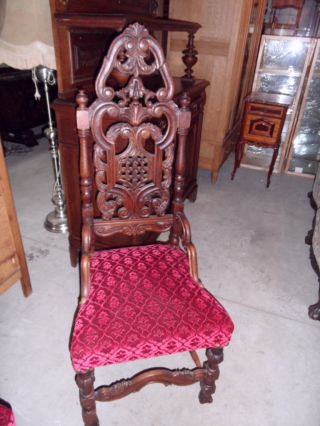 French Chairs Set Of 6 Well Carved Model photo