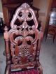 French Chairs Set Of 6 Well Carved Model 1900-1950 photo 3