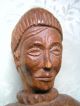 Antique Vintage Wooden Figure Accordion Player Musician Hand - Carved Carved Figures photo 8