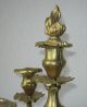 Stunning Pair Of French Art Nouveau Candelabras 1900 - Heavy Solid Bronze - Metalware photo 6