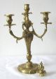 Stunning Pair Of French Art Nouveau Candelabras 1900 - Heavy Solid Bronze - Metalware photo 7