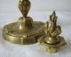 Stunning Pair Of French Art Nouveau Candelabras 1900 - Heavy Solid Bronze - Metalware photo 8