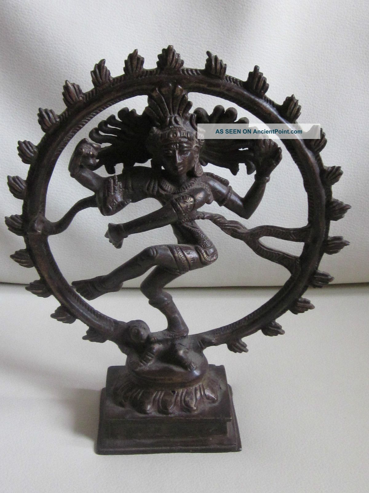 19th Century Shiva India Nataraja God Diety Bronze Statue Figure - Immaculate Statues photo