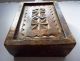 Old Vintage Hand Carved / Hand Crafted Wooden Spice Box India photo 4
