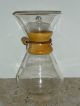 Chemex Glass Coffee Maker 11 ¼” 13 Cup Pyrex Carafe W/ Lid Cm - 4 Box Mid-Century Modernism photo 1