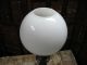 Vtg Mid Century Modern Globe Ball Shade Lamp Parlor Banquet Light Lamps photo 7