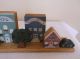 Wooden Country Town Shelf Sitter Primitives photo 3