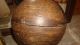 Antique Vintage 2 Hole Wood Wooden Bowling Ball 6lbs Primitives photo 3