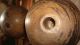 Antique Vintage 2 Hole Wood Wooden Bowling Ball 6lbs Primitives photo 4