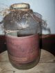 Vintage Inspired Quart Glass Duraglas Jar - - Strollmans Roasted Coffee Jar W/ Lid Primitives photo 6