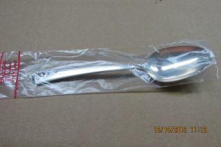 Oneida Heirloom Sterling Silver Damask Rose Serving Spoon New Factory Sealed photo