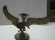 Antique Middle East Brass Eagle Lamp Middle East photo 4