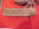 Antique Hand Carved Decorative Wood Print Blocks Printing Textile? Paper? Primitives photo 1