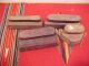 Antique Hand Carved Decorative Wood Print Blocks Printing Textile? Paper? Primitives photo 3