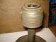 Early 19th Century American Toleware Tin Oil Lamp 7 1/2 Inch Tall New England Primitives photo 11
