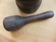Antique Wooden Mortar & Pestle,  Early 19th Century Primitives photo 2
