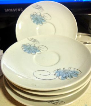 Mid Century Modern,  1950s,  Raymond Loewy Reflections Pattern: Set,  Lot 5 Saucer photo