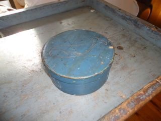 19th C Pantry Box With Incised Whale photo