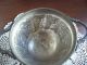 Antique Footed Bowl - Cone Lid - Signed Middle East photo 4