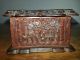 Chinese 19thc Very Fine Deeply Carved Sandalwood Box Boxes photo 7