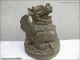China Classical Bronze Lucky Plentiful Money Treasures Dragon Pixiu Statue Reproductions photo 1