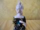 Antique German Pincushion Half Doll Wrapped In Fabric Ornate Hair Broken Arm Pin Cushions photo 2