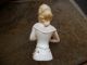 Antique German Pincushion Half Doll White Top Blond Hair Damaged Needs Tlc Pin Cushions photo 10