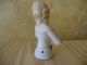 Antique German Pincushion Half Doll White Top Blond Hair Damaged Needs Tlc Pin Cushions photo 3