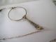 Sterling Silver Edwardian/victorian Lorgnette On Long Sterling Chain Other photo 1