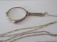 Sterling Silver Edwardian/victorian Lorgnette On Long Sterling Chain Other photo 4