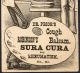 1880 ' S Jewish Malaria Cure Dr Prior Consumption Cough Botanical Remedy Lung Card Quack Medicine photo 5