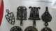 8 Antique / Vintage Cast Iron Trivets.  Leonard,  Emic,  Wilton,  Vcm Trivets photo 4