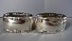 Pair Silver Napking Rings Decorative Initials Vintage Napkin Rings & Clips photo 3