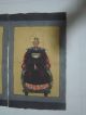 A Pair Of Antique Chinese Family Tree Ancestor Painting Other photo 4