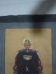 A Pair Of Antique Chinese Family Tree Ancestor Painting Other photo 6