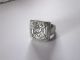 Victorian Silver Ring With Seven - Dragon - Headed - Hydra 