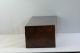 Early Victorian Rosewood Box With Working Lock And Key Dragons photo 4