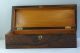 Early Victorian Rosewood Box With Working Lock And Key Dragons photo 7