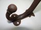 Antique Old Metal Cast Iron Architectural Decorative Coat Hook Hardware Hanger Hooks & Brackets photo 3