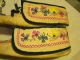 Amazing Mid 19th Century Huron Moose Hair Embroidered Moccasins - Native American photo 2