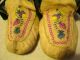 Amazing Mid 19th Century Huron Moose Hair Embroidered Moccasins - Native American photo 8