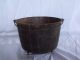 Large Footed Cast Iron Fireplace Pot Cauldron With Bail Handle Hearth Ware photo 2