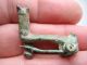 Rare Roman Bronze Dog Brooch 2ns Century Ad - - With Pin Roman photo 2