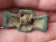 Ultra Rare Bronze Dagger Pomel Saxon / /roman 3.  25cms. Roman photo 1