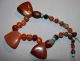 43 Antique Carnelian Amulets,  Beads & Turquoise Nigeria,  Mali,  Nepal - Patina Far Eastern photo 2