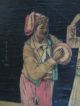 1900s Italian Sorrento Ware Marquetry Panel Olive Wood Dancers Inlay Other photo 5