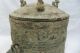 A001 Antiques China Rare Bronze Food Pot Vessel Pots photo 2