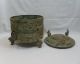 A001 Antiques China Rare Bronze Food Pot Vessel Pots photo 5