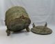 A001 Antiques China Rare Bronze Food Pot Vessel Pots photo 6