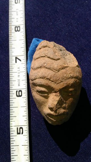 Precolumbian Ceramic Head 5,  Teotihuacán,  Central Mexico,  Prob.  1,  500+ Yrs Old photo